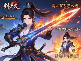 剑灵剑士雷火双系怎么选,破招式反制怎么练,新手上路加点
