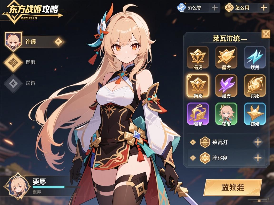 东方战姬攻略,许愿系统怎么用,莱瓦汀怎么获得,阵容怎么搭配 东方战姬攻略,许愿系统怎么用,莱瓦汀怎么获得,阵容怎么搭配