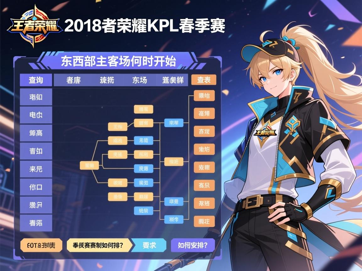2018王者荣耀KPL春季赛程表查询,东西部主客场何时开始,季后赛赛制如何安排? 2018王者荣耀KPL春季赛程表查询,东西部主客场何时开始,季后赛赛制如何安排?
