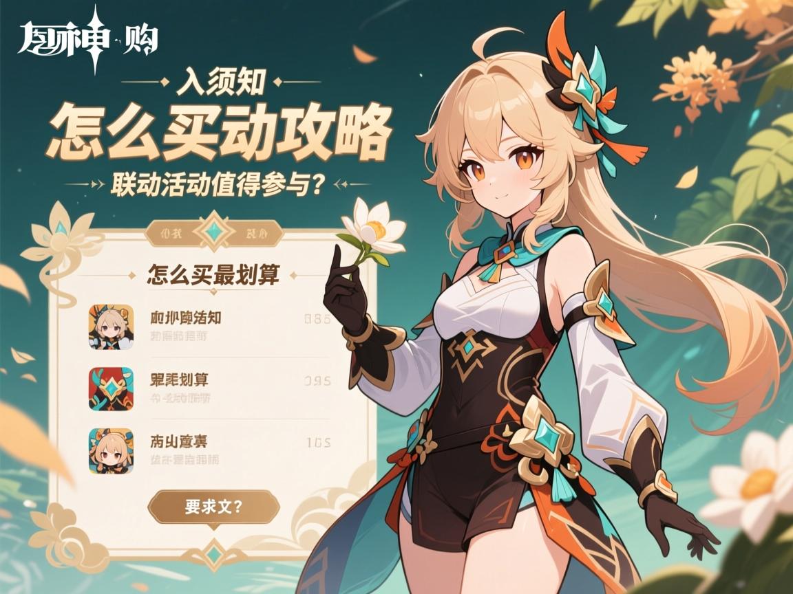 原神购入须知活动攻略,怎么买最划算,联动活动值得参与吗 原神购入须知活动攻略,怎么买最划算,联动活动值得参与吗