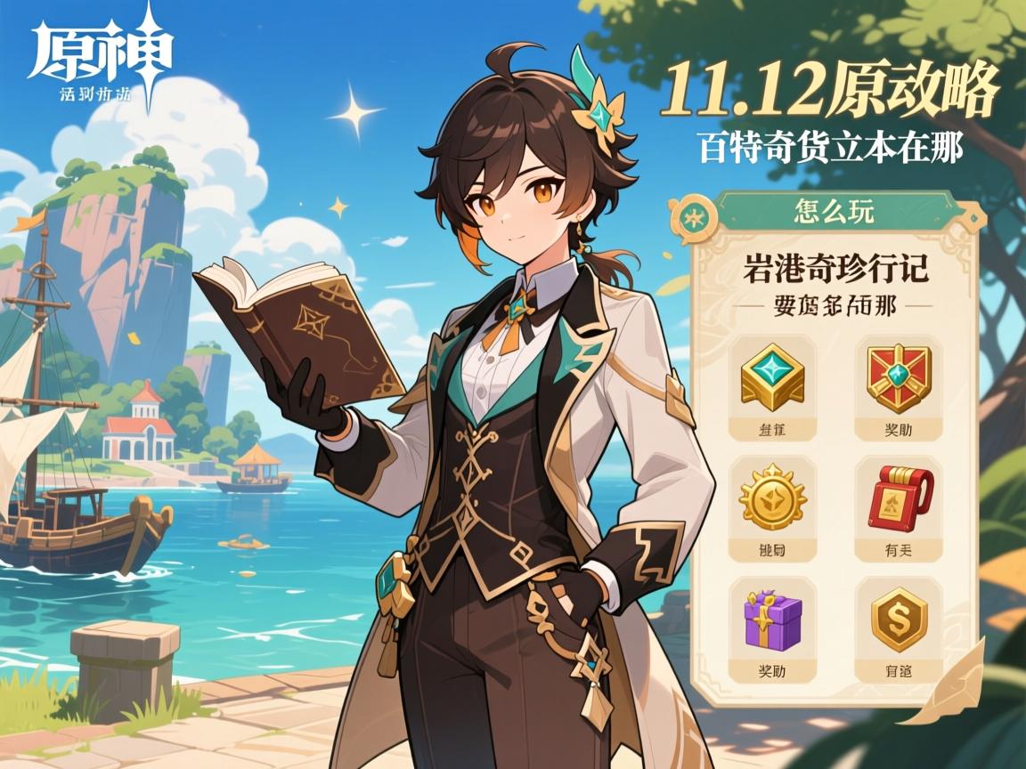 11.12原神活动攻略,特邀名侦探怎么玩,岩港奇珍行记奖励有哪些,百货奇货立本在哪 11.12原神活动攻略,特邀名侦探怎么玩,岩港奇珍行记奖励有哪些,百货奇货立本在哪