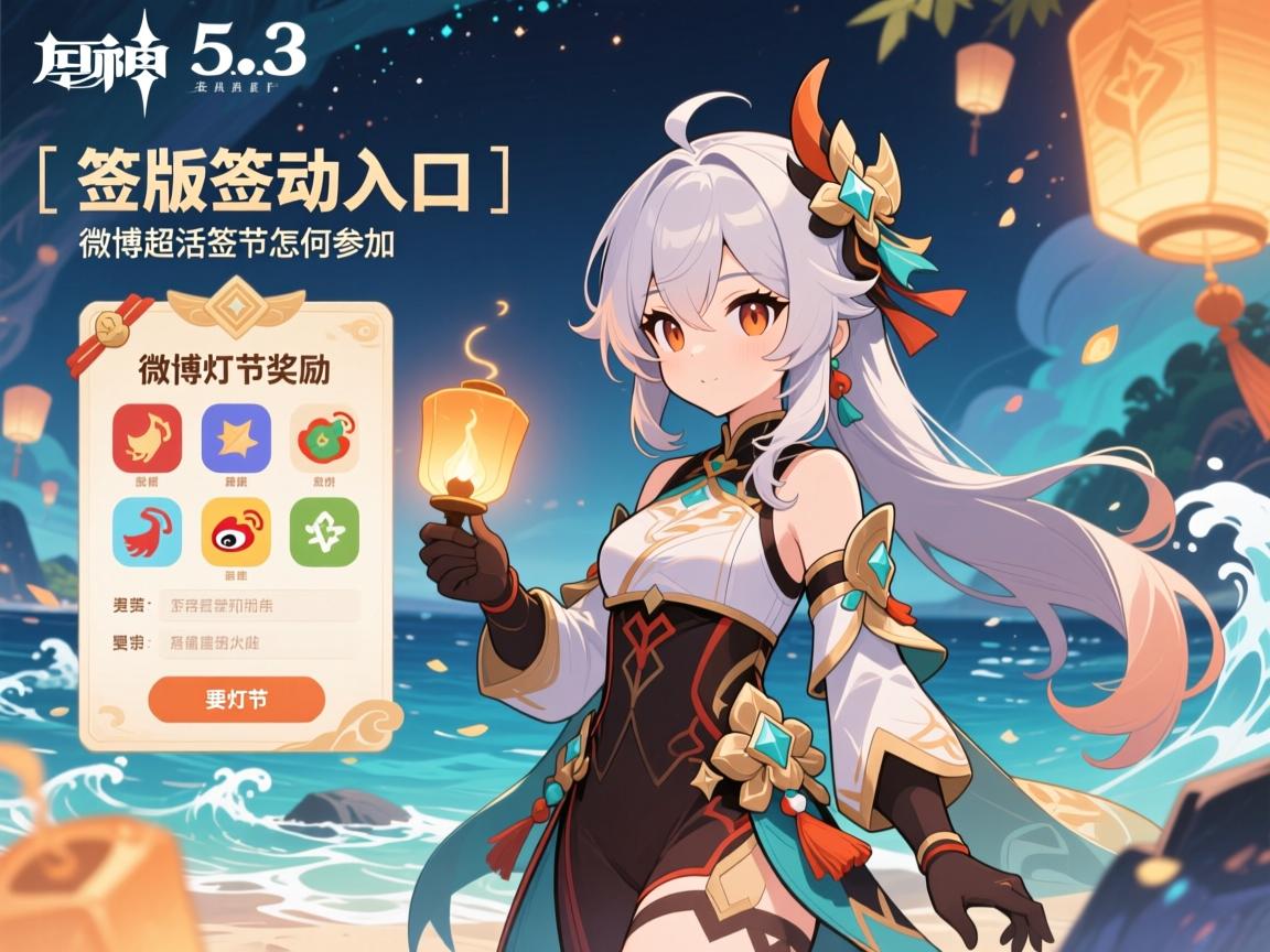 原神5.3版本签到活动入口在哪,微博超话签到怎么参加,海灯节奖励有哪些 原神5.3版本签到活动入口在哪,微博超话签到怎么参加,海灯节奖励有哪些