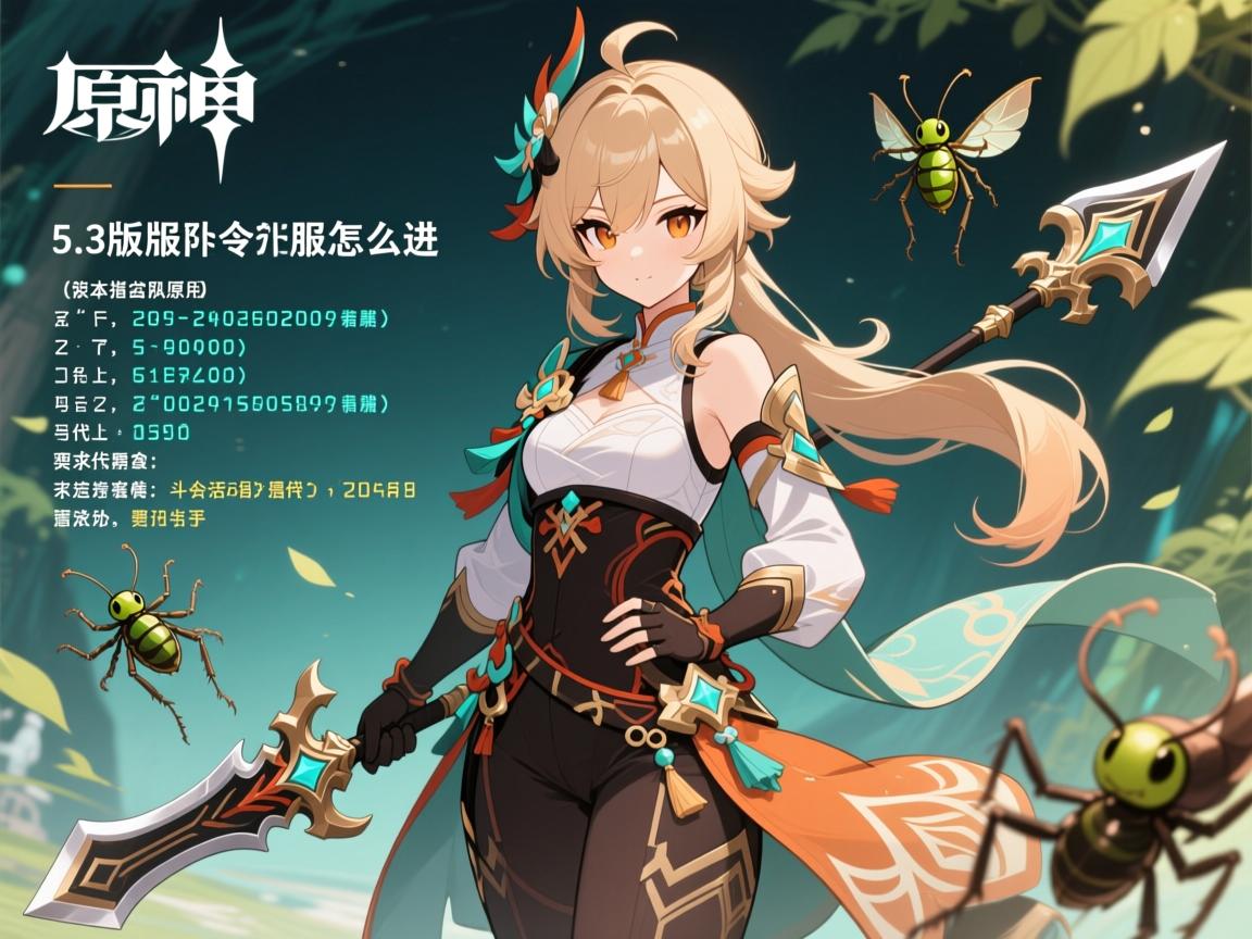 5.3版本私服原神,私服指令服怎么进,角色武器代码有哪些,斗虫活动指令怎么用 5.3版本私服原神,私服指令服怎么进,角色武器代码有哪些,斗虫活动指令怎么用