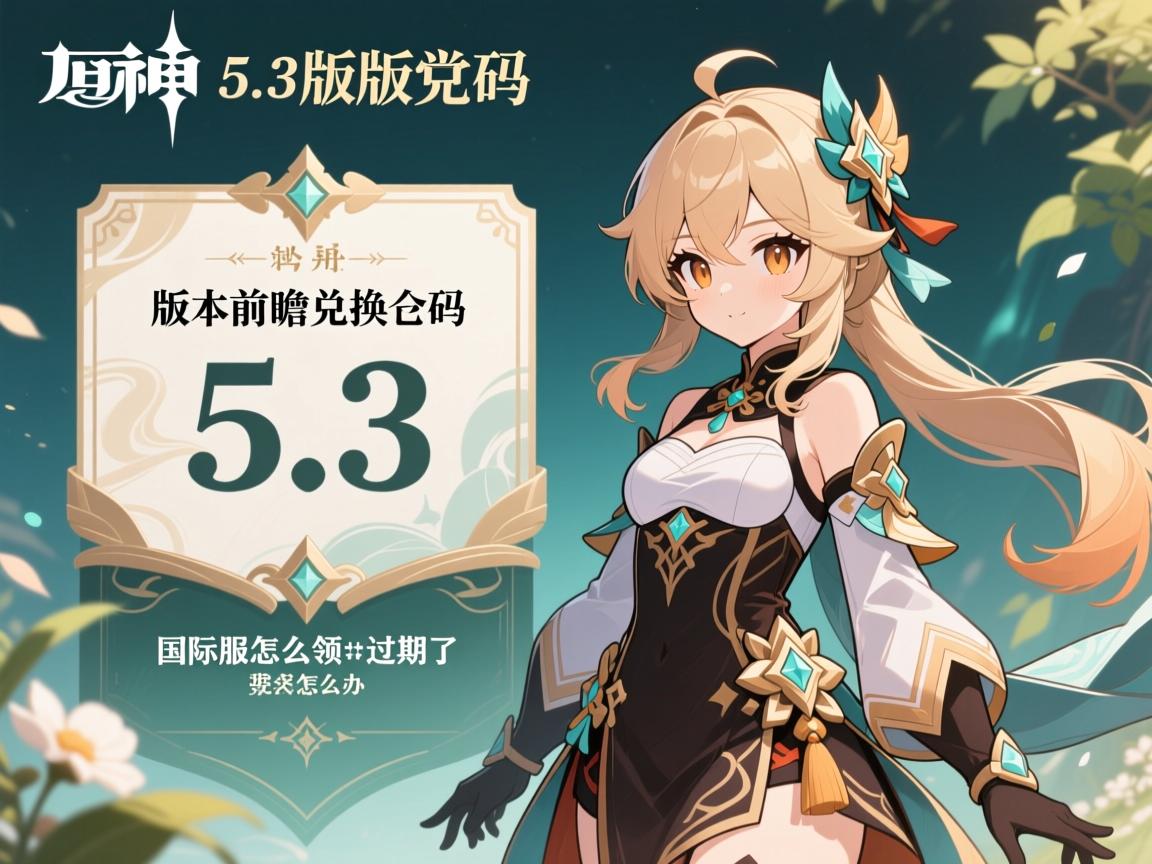 原神5.3版本前瞻兑换码,国际服怎么领,过期了怎么办 原神5.3版本前瞻兑换码,国际服怎么领,过期了怎么办