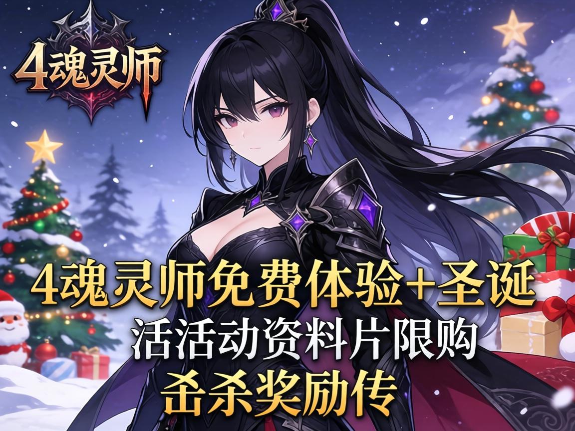 暗黑4魂灵师免费体验+圣诞活动资料片限购,击杀奖励传 暗黑4魂灵师免费体验+圣诞活动资料片限购,击杀奖励传