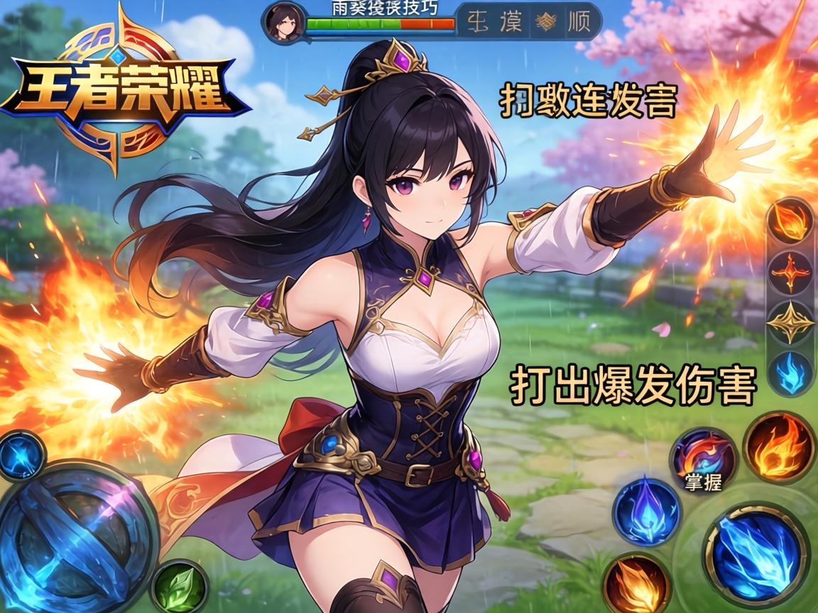 王者荣耀雨葵连招技巧,如何打出爆发伤害,怎样掌握技能顺序? 王者荣耀雨葵连招技巧,如何打出爆发伤害,怎样掌握技能顺序?