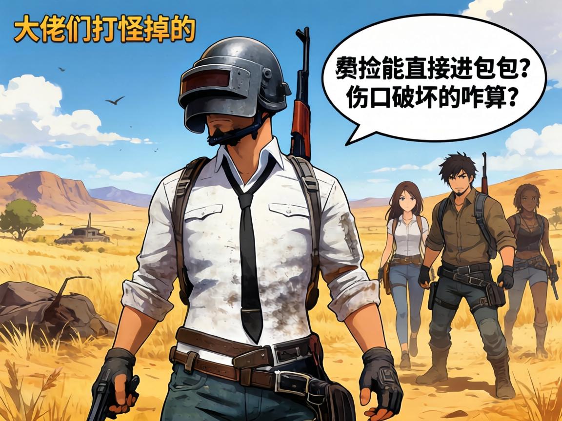 大佬们,荒野打怪掉的素材不捡能直接进包包?伤口破坏的咋算? 大佬们,荒野打怪掉的素材不捡能直接进包包?伤口破坏的咋算?