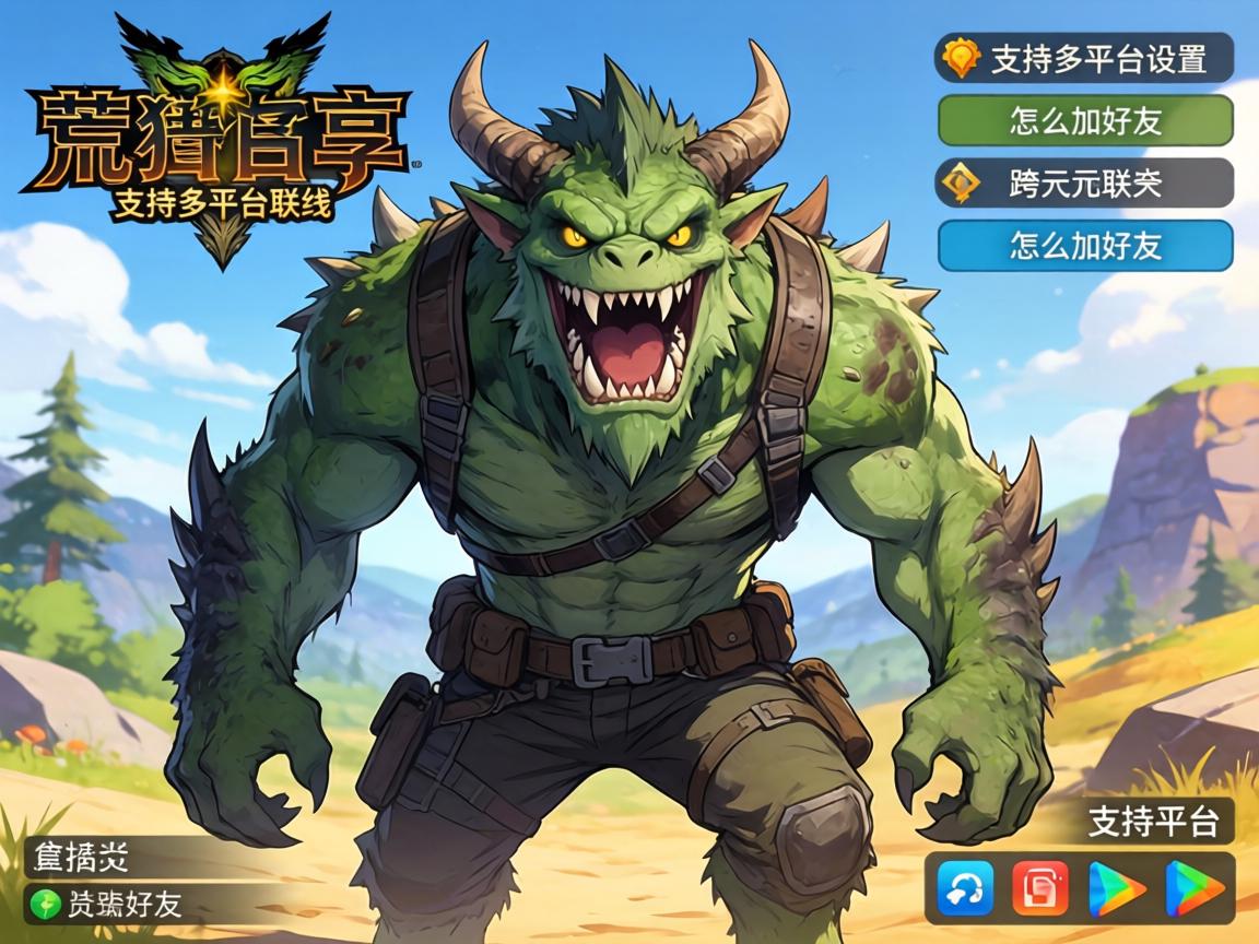 怪物猎人荒野支持多平台联机,跨平台联机如何设置,怎么加好友,支持哪些平台 怪物猎人荒野支持多平台联机,跨平台联机如何设置,怎么加好友,支持哪些平台