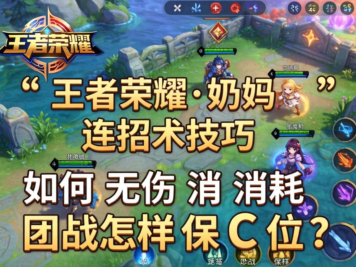 王者荣耀奶妈连招技巧,如何无伤消耗,团战怎样保C位? 王者荣耀奶妈连招技巧,如何无伤消耗,团战怎样保C位?