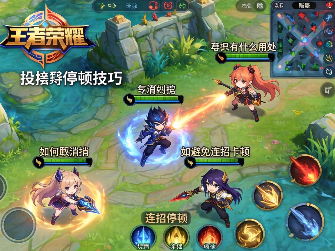 王者荣耀连招停顿技巧,怎样取消技能后摇,如何避免连招卡顿,连招停顿有什么用处 王者荣耀连招停顿技巧,怎样取消技能后摇,如何避免连招卡顿,连招停顿有什么用处