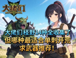 大佬们，怪物猎人荒野14种武器全收集了，但哪种最适合单刷开荒？求武器推荐！