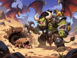 英勇之地副本boss无伤打法,魔龙怎么卡安全区,沙虫钻地如何躲,牛头人小牛要不要先清