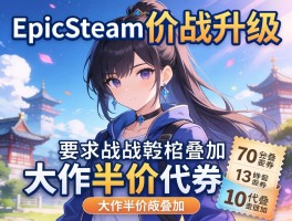 EpicSteam价格战升级 大作半价代金券叠加