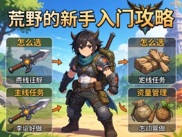 怪物猎人荒野新手入门攻略,武器怎么选,主线任务怎么做,资源如何管理