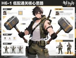 明日方舟H6-1低配通关核心思路：双大锤哥应对策略与平民干员选择指南