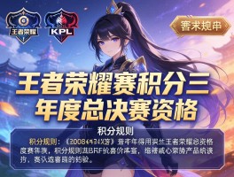 王者荣耀kpl赛程积分第三,如何获得年度总决赛资格,积分规则有哪些细节