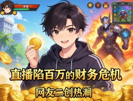 主播陷百万金币财务危机引网友二创热潮