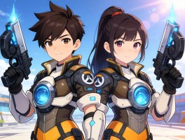 守望先锋新动画曝光 中国双姐弟英雄登场