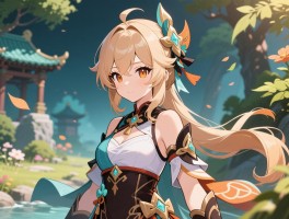 AI生成技术盗用原神画师未完成作品