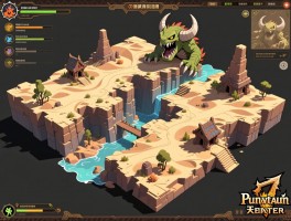 怪物猎人荒野的地图模型怎么理解？天堑沙原的3D结构有点搞不懂