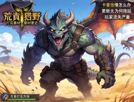 怪物猎人荒野打完素材不更近，更新太慢怎么办,卡普空为何拖延,玩家流失严重吗