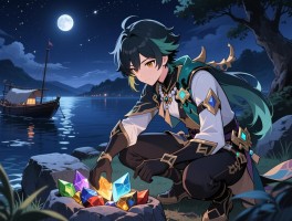 夜泊石在哪里采集,刷新时间多久,是谁的突破材料,怎么快速收集