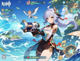 原神活动攻略湍,飞迸湍流二重奏怎么玩,全关卡满奖励如何获得,水炮射击技巧有哪些