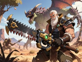 大佬们，怪物猎人荒野里那个像锯子的武器到底是啥？怎么用？