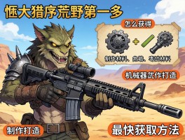 怪物猎人荒野武器怎么获得,制作材料有哪些,机械武器怎么打造,最快获取方法