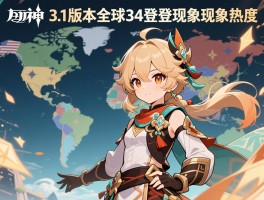 原神3.1版本全球34国登顶现象级热度