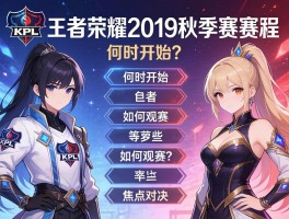 KPL王者荣耀2019秋季赛赛程,何时开始？如何观赛？有哪些焦点对决？