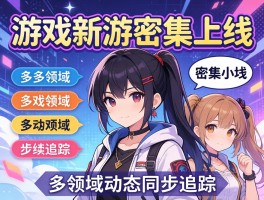 游戏新游密集上线 多领域动态同步追踪