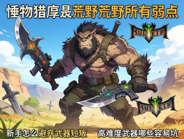 怪物猎人荒野所有武器弱点,新手怎么避开武器短板,高难度武器哪些容易坑