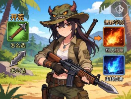 怪物学院荒野猎人攻略,开荒武器怎么选,技能怎么搭配,主线任务如何推进