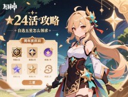 原神24活动攻略,周年庆日期,奖励有哪些,自选五星怎么领
