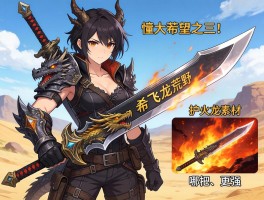 怪物猎人荒野飞龙刀前置武器,希望之刀怎么获得,护火龙素材怎么刷,哪把飞龙刀更强