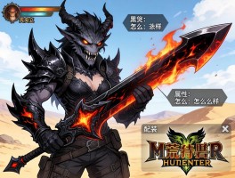 怪物猎人荒野黑炎武器,黑炎武器怎么获得,属性怎么样,配装怎么搭配