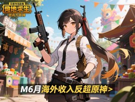 印度市场助推绝地求生M6月海外收入反超原神