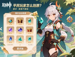 原神攻略活动，平民玩家怎么规划原石，限时活动奖励怎么拿满，新角色要不要抽