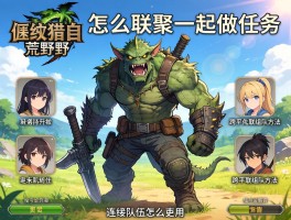 怪物猎人荒野怎么联机一起做任务,跨平台联机组队方法,连结队伍怎么用