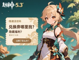 原神5.3版本激活码，兑换码哪里找,隐藏福利是什么,过期了怎么办？