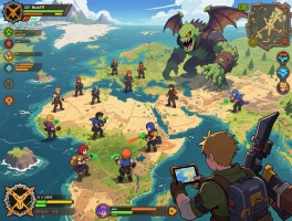 怪物猎人荒野地图上看到好多其他玩家，他们是怎么出现的，能一起玩吗？