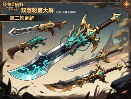 怪物猎人荒野二轮武器解析,第二轮更新哪些武器好用,海龙大剑强度如何,千刃武器怎么获得