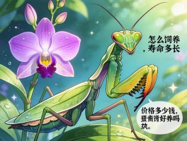 兰螳花怎么饲养,寿命多长,价格多少钱,好养吗？