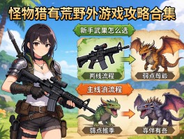 怪物猎人荒野游戏攻略合集,新手武器怎么选,主线流程如何推进,怪物弱点有哪些