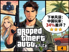 GTA4完整版下架风波致中国玩家34%差评
