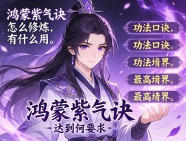 鸿蒙紫气诀怎么修炼,有什么作用,功法口诀是什么,最高境界如何达到