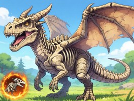 化石龙,真实存在还是游戏设定,如何获得化石龙,化石龙有什么特殊技能