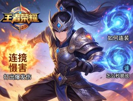 王者荣耀铠连招技巧,如何打出爆发伤害,技能如何衔接,怎么秒脆皮