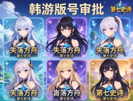 七款韩游版号获批含失落的方舟第七史诗